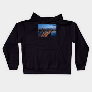 The bridge over water Kids Hoodie